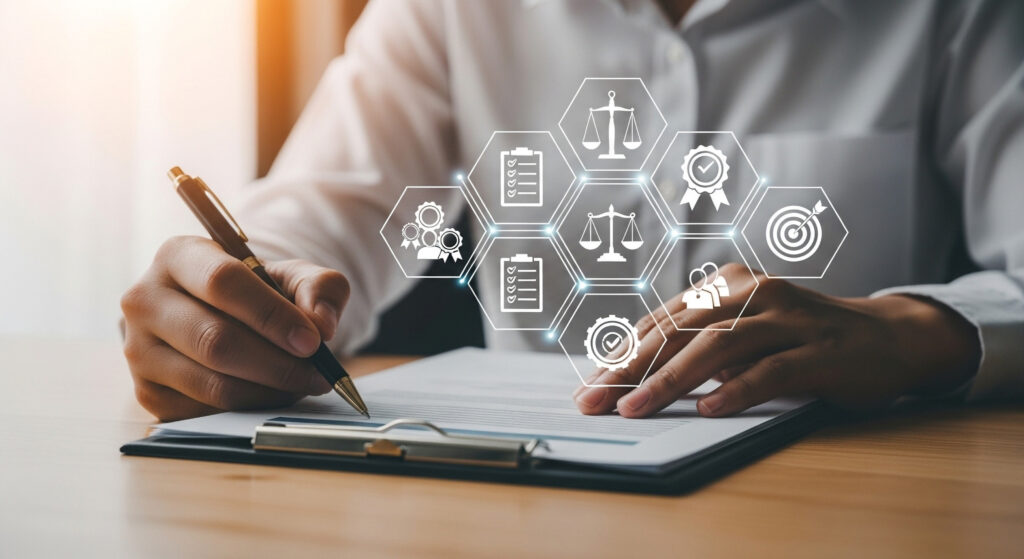 court evaluation icons