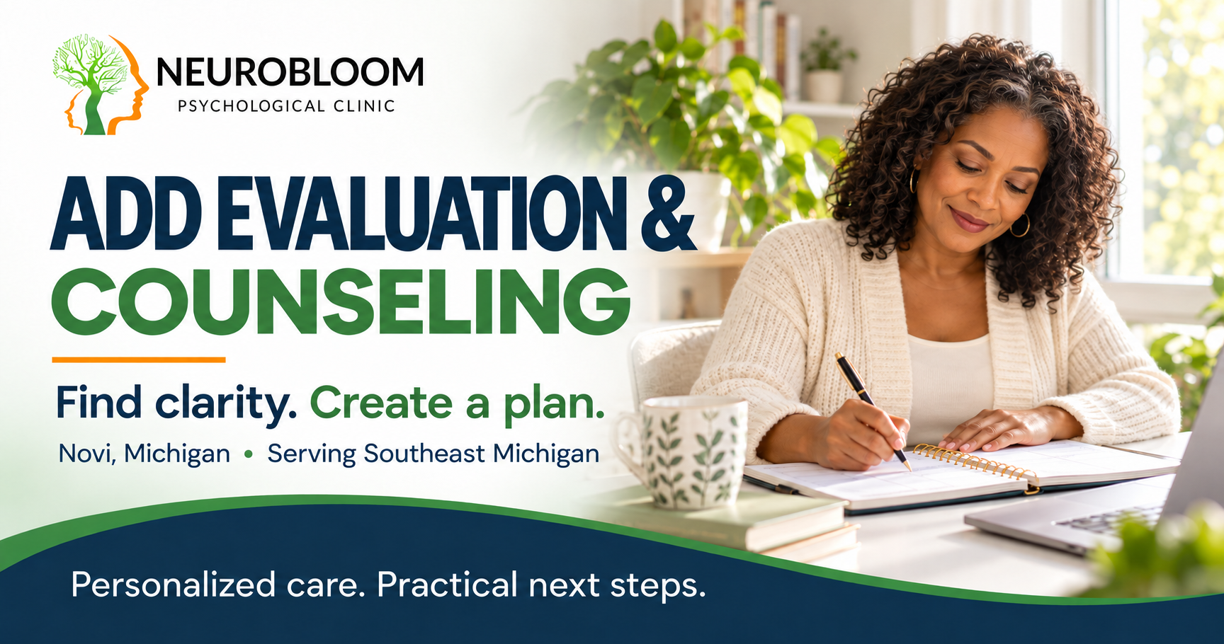 Neurobloom ADD Evaluation and Counseling in Novi, Michigan