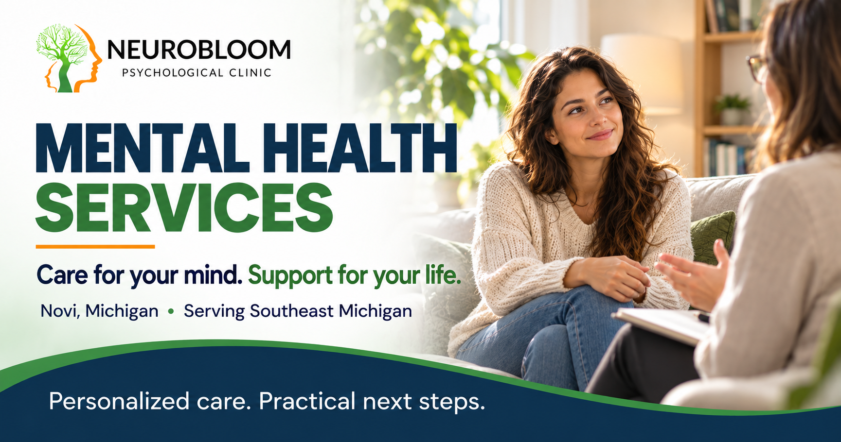 Neurobloom Mental Health Services in Novi, Michigan
