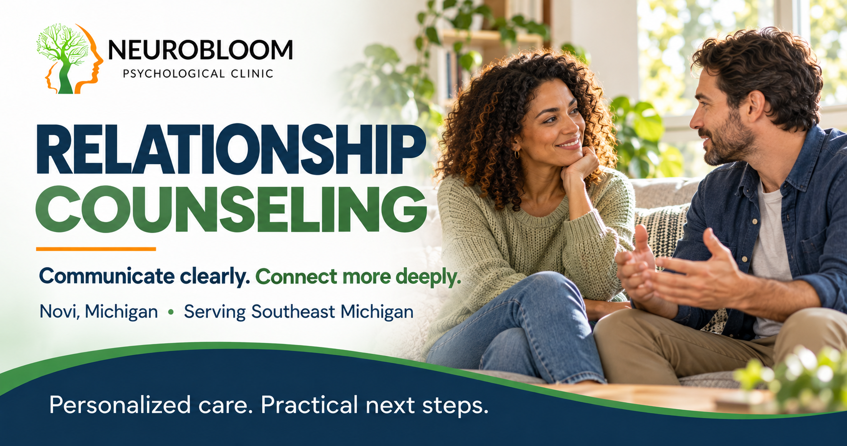 Neurobloom Relationship Counseling in Novi, Michigan