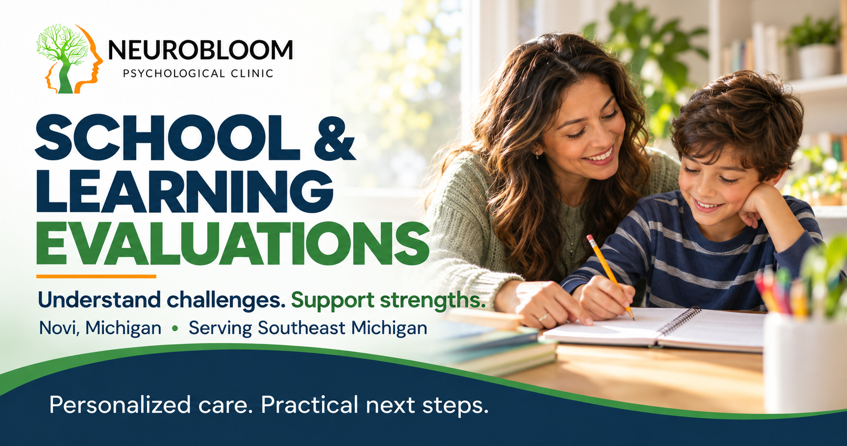Neurobloom School and Learning Evaluations in Novi, Michigan
